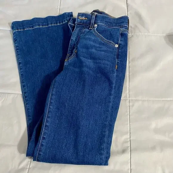 Veronica Beard Carson Ankle Flare High Rise Jeans Women’s Size 24 Made in USA - Picture 14 of 16